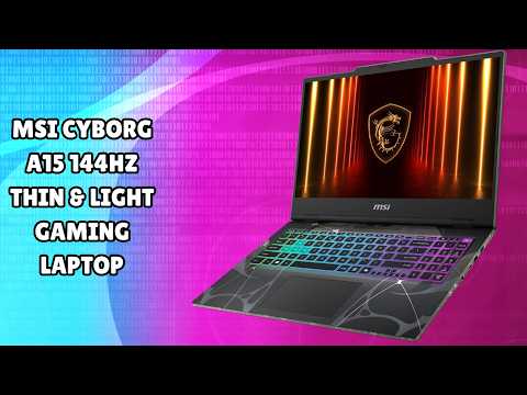MSI Cyborg A15 — full review och gaming-test