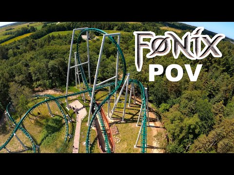 Fønix Front Row POV Fårup Sommerland Vekoma Thrill Coaster
