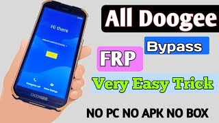 FRP Bypass All DOOGEE Android 9 2021|| Google account Bypass NO PC NO APK NO BOX Remove frp  2021