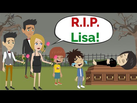 Lisa's Death | Basic English conversation | Learn English | Like English