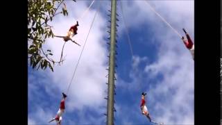 preview picture of video 'Voladores de Papantla, Zacualpan de Amilpas, Mor.'