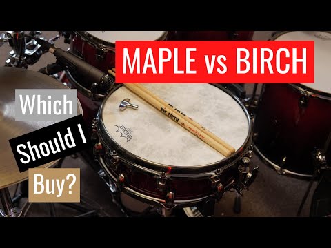 Maple vs Birch Drums: Which One is Right for You?