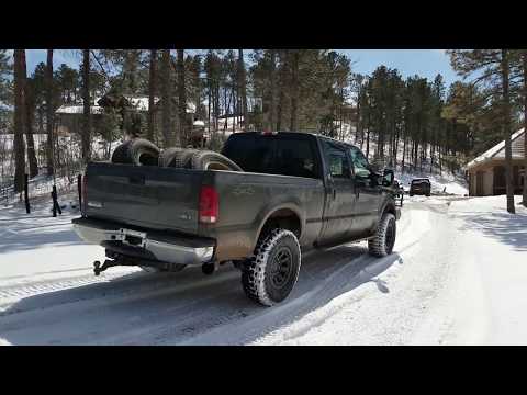 5" Diamond Eye exhaust with muffler on a 6.0