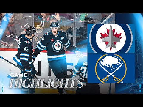 Winnipeg Jets vs. Buffalo Sabres - Game Highlights