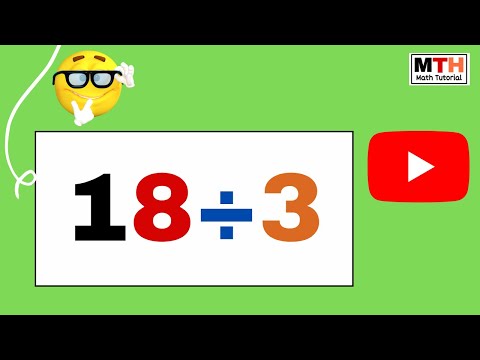 18 divided by 3