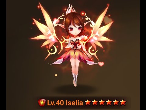 Summoners War Power Up 2nd Awakened ISELIA without DEVILMON