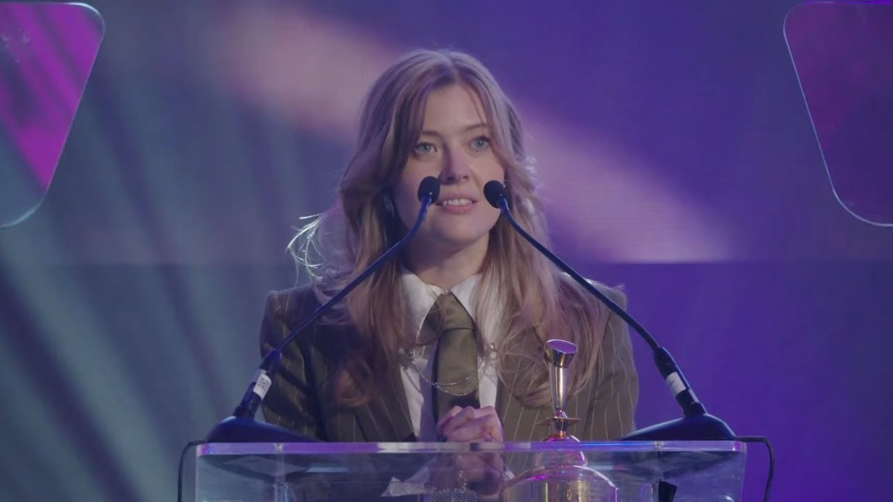 Jennifer English WINS the Golden Joystick award for Best Lead Performer - YouTube