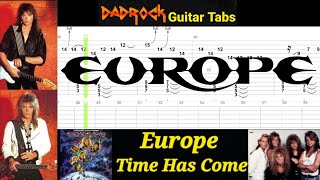 Time Has Come - Europe - Guitar + Bass TABS Lesson