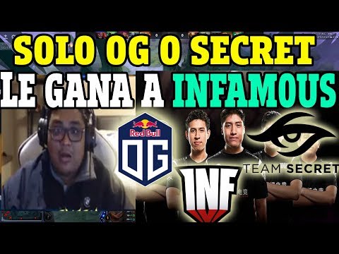 SOLO SECRET O OG le GANAN A INFAMOUS!| SMASH se SORPRENDE del NIVEL de INFAMOUS|