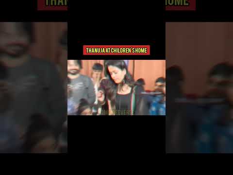 THANUJA PUTTASWAMY at children Home #thanuja #thanujaputtaswamy #starmaa #biggbosstelugu9 #love #fyp
