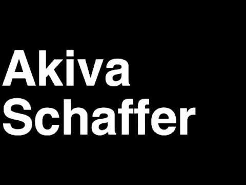 How to Pronounce Akiva Schaffer The Lonely Island YouTube Channel Partner Subscribers Music Videos