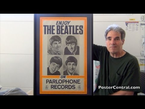 Beatles 1963 Parlophone Records Promotional Poster