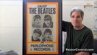 Beatles 1963 Parlophone Records Promotional Poster