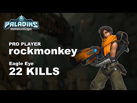 rockmonkey Kinessa 22 KILLS!! Paladins Pro (Envy) Ranked Gameplay 1440p High Quality Video