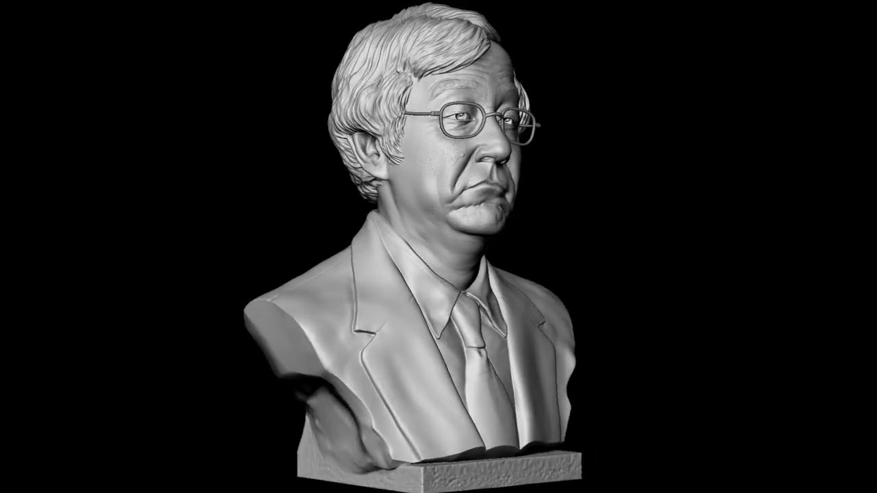 Satoshi Nakamoto 3D Print Model
