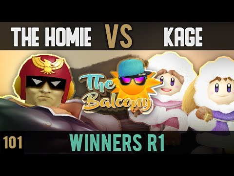 Melee @ the Balcony 101 - Winners R1 ft. The Homie (Falcon ) VS BCB|Kage (Icies)
