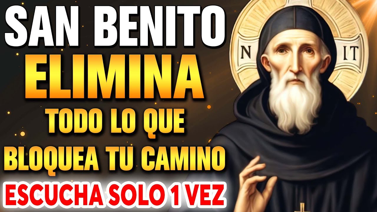 🔴SAN BENITO ALEJA TODO MAL Y TRAE PROSPERIDAD escucha solo una vez