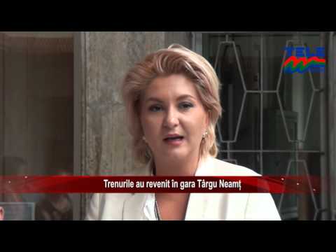 Trenurile au revenit in gara Targu Neamt (Stirile Tele M)