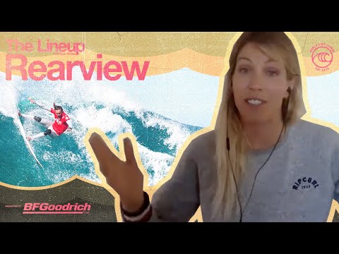 Rosy Hodge on surfing JBAY, breaks down JORDY SMITH vs CONNER COFFIN | The Lineup: REARVIEW