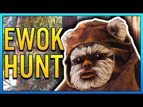 EWOK HUNT GAMEPLAY - Star Wars Battlefront 2 Ewok Hunt Mode