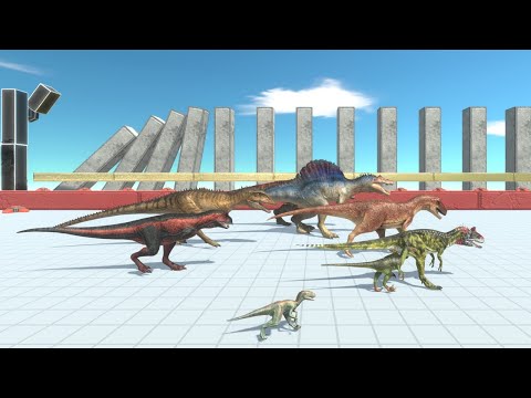 Who Run Faster Than Dominoes Falling? Animal Revolt Battle Simulator