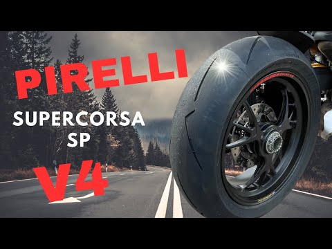 PIRELLI SUPERCORSA SP V4 TYRES FITTED ON DUCATI STREETFIGHGTER V4