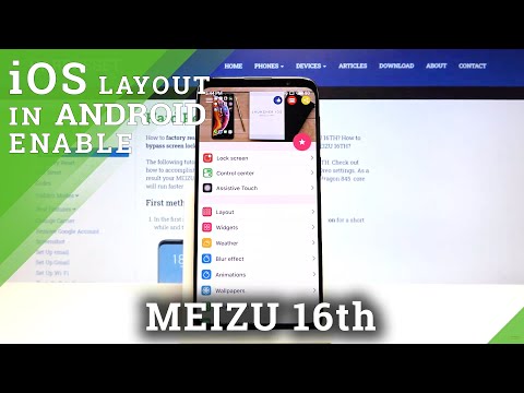How to Download and Apply Apple Layout in Meizu 16th – iOS Launcher