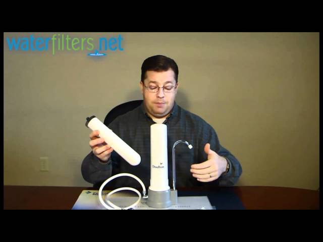Vídeo relacionado con Doulton Ultracarb Si De 10" | 1 paquete | Auténtico filtro de cerámica para agua potable | Reduce los contaminantes | Se adapta a todos los accesorios BSP de 1/4" | Certificado por la NSF | 9505