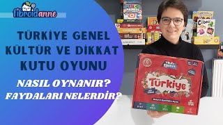 Türkiye Genel Kültür Ve Dikkat Oyunu Nasıl Oynanır. İçinde hangi il ka