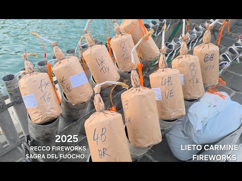 LIETO PIROTECNICA - RECCO FIREWORKS 2025 SAGRA DEL FUOCO