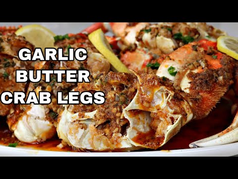 Quick & Easy 20 Minutes Garlic Butter Crab Legs Recipe | How To Cook Dungeness Crab Legs