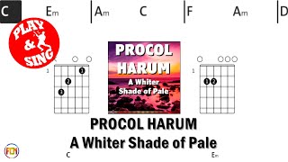 Download lagu Procol Harum - A Whiter Shade of Pale | Scrolling Guitar Chords & Lyrics mp3