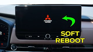 How to Reboot the Media Screen in Mitsubishi cars