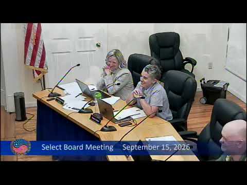 From the Select Board