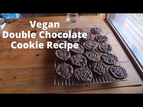 Vegan Chocolate Chocolate Chip Cookie Recipe (Egg Free, Dairy Free Cookies) {VIDEO}