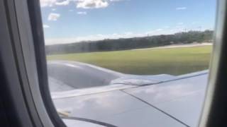 QF6160 taking off, with the launch of QANTAS in-flight WiFi