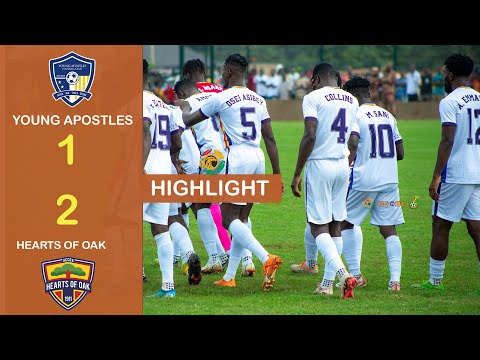 YOUNG APOSTLES 1-2 HEARTS OF OAK || HIGHLIGHTS || Ghana Premier League MD6 || Globe Sports Tv