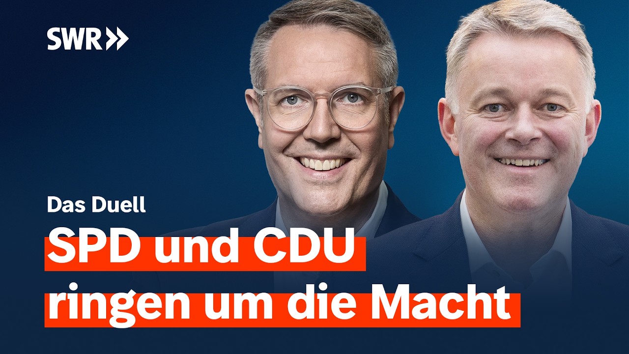 Das Duell – Wer überzeugt Rheinland-Pfalz? | Alexander Schweitzer (SPD) vs. Gordon Schnieder (CDU)