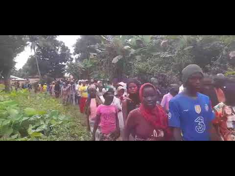 Happening Now in Tongo, Lowa Bambara Chiefdom Kenema District. SLPP National Women's Leader