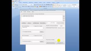 How to change/add/append headers & footers in Multiple MS Word Documents