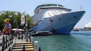 Voyager of the Seas cruise ship at Sydney International Passenger Terminal