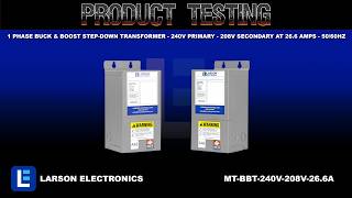 1 Phase Buck & Boost Step-Down Transformer - 240V Primary - 208V Secondary at 26.6 Amps - 50/60Hz