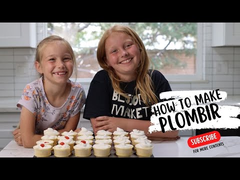 Plombir ice cream. The most simple and delicious Recipe. Cooking with sisters.