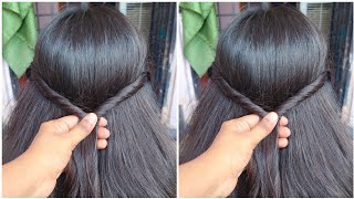 Simple & Unique Hacked Hairstyle Tutorial_ Amazing Bridal Hairstyle_ Elegant Hairstyle #hairstyle