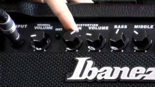 Video thumbnail for Комбик гитарный IBANEZ IBZ15GR by PopMusicRu