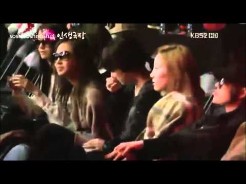 111124 SNSD Tiffany's Nose Booger for Taeyeon?!? @ Star Life Theatre ep 4