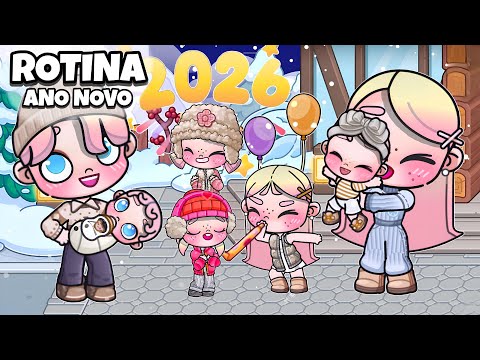 ROTINA ANO NOVO ❄️🎉 | AVATAR WORLD ROTINAS E HISTÓRIAS PAZU