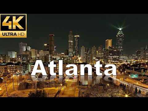 Atlanta in 4K - USA - Appalachian Mountains - Seat of Fulton County, Georgia