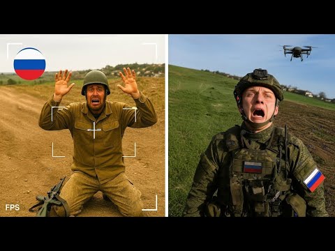 Ukrainian FPV Drones Hunting Russian Troops!