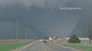 preview picture of video '4/9/2015 Rochelle, IL Destructive Wedge Tornado B-Roll'